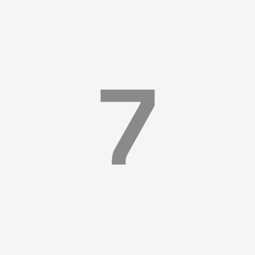 Number 7 as a picture